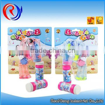 Hot sale soap fish bubble gun with light and music