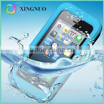 Fashion design clean pc silicone waterproof phone case for iphone 5