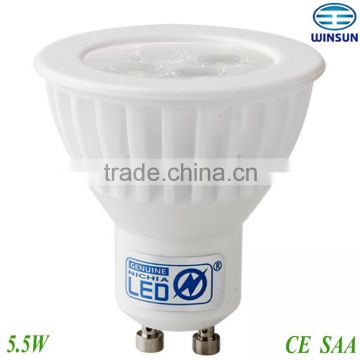 dimmable gu10 led spot light nichia led,5.5w china manufacturer