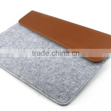 leather case cover laptop bag for Mackbook Notebook laptop sleeve bag