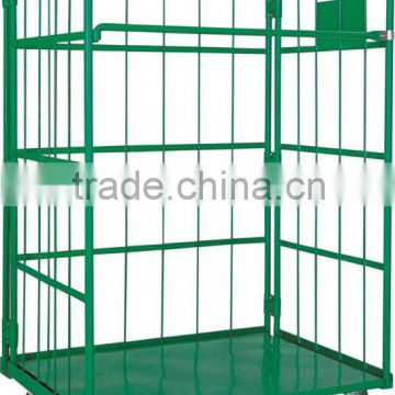 moveable hand and fold warehouse logistic trolleys