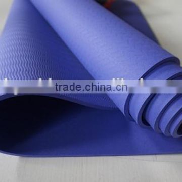 6mm TPE eco-friendly Exercise non-slip durable yoga mat Purple