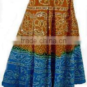 Ethnic bandhni long skirt