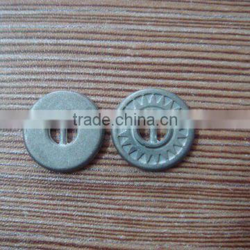 13mm 2 hole silver used buttons