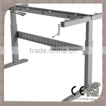 hot sale excellent hand crank height adjustable folding table leg