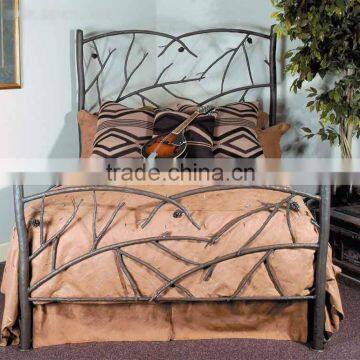 2013 Top-selling modern custom wrought iron bed