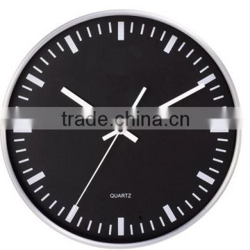 wholesale wall mounted clock, round metal decorative wall clock