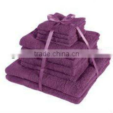 100% cotton terry towel set gift