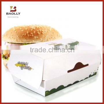 Paper hamburger packaging box burger box customize                        
                                                                                Supplier's Choice