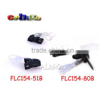 Plastic Hook Belt Clip Accessories For Business Job ID Card Badge Holder & Lanyard #FLC154-51B/80B