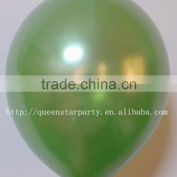 Latex balloons party balloons Metallic color lime Green