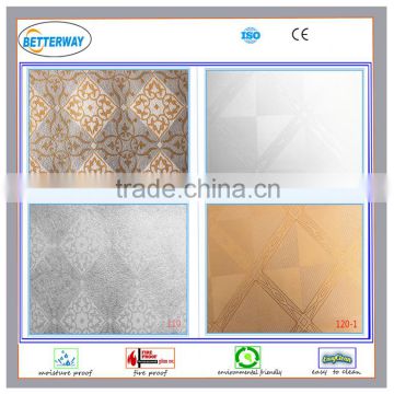 India market fire resisitant colored gypsum board pvc ceiling film