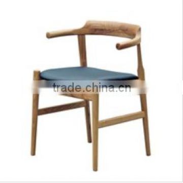 solid wood dinning chair, cow horn chair Scandinavian style