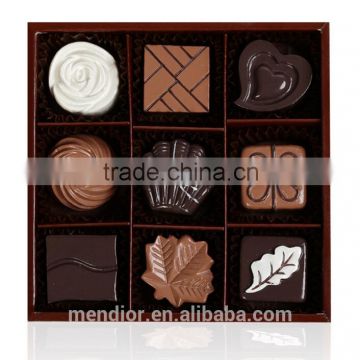 Mendior wholesale Chocolate balm set 9pcs/set/box Christmas birthday gift support OEM