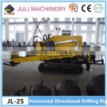 25 ton pullforce Rack and pinion JL-25 horizontal directional drilling machine for underground cable laying project