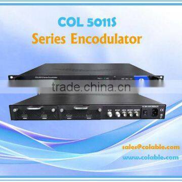 COL5011S qpsk,16,32,64,128,256 qam modulator encoder all in one with hdim input