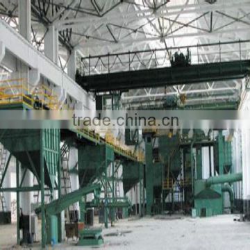 Green sand molding recycled line
