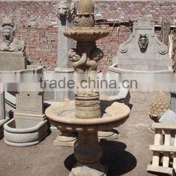 antique style stone fountain