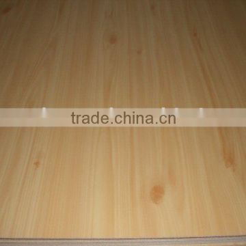 Competitive price pine grain paper laminated plywood in1220*2440*2.5mm