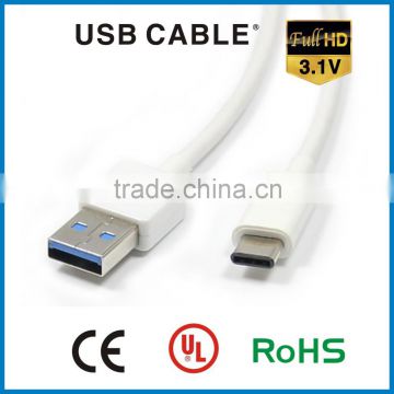Wholesale alibaba 1M micro USB data cable USB 2.0/3.0/3.1 cable Type A to C cable