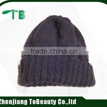 plain warm beanie hat