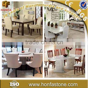 Shenzhen 20 years factory cheap real marble table at discount