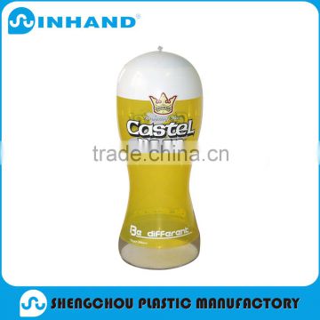 custom promotional pvc Inflatable Beer Bottle
