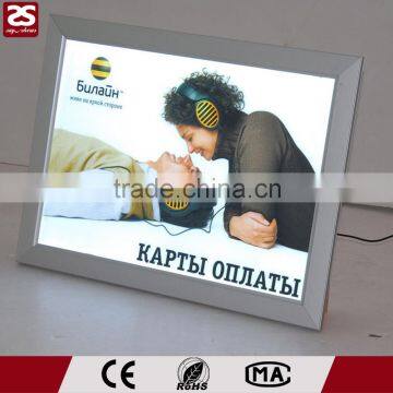 aluminum frame a2 size slim light box