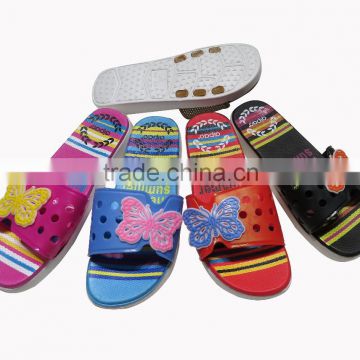 ladies beautiful eva slippers with butterfly upper