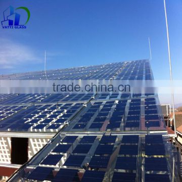 Tempered low-iron coverplate glass anti-reflective glass used as solar panel glass