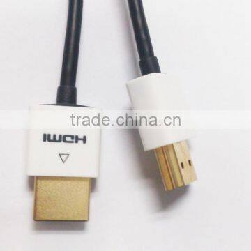 1M ABS shell slim hdmi cable with gold plated