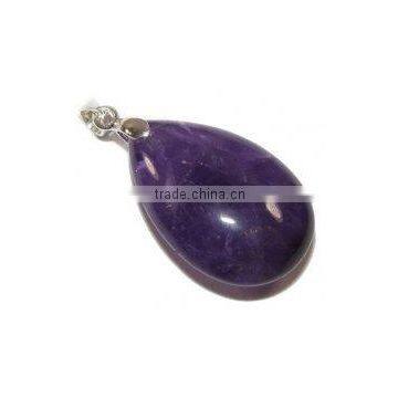 Amethyst Tear Drop Pendant