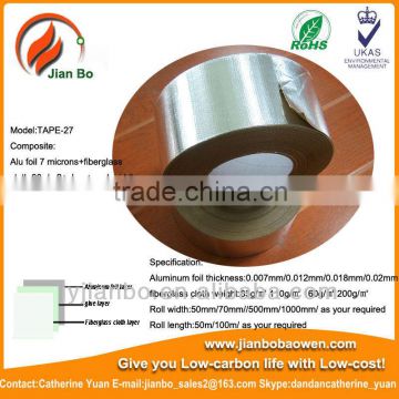 Jianbo Foil-fiberglass adhesive tape/aluminum foil fiberglass adhesive tape