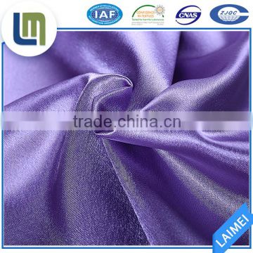 High quality soft smooth Ice Purple dyed print silk fabric for bedding set