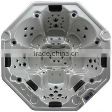 8 persons acrylic outdoor round hot tubs