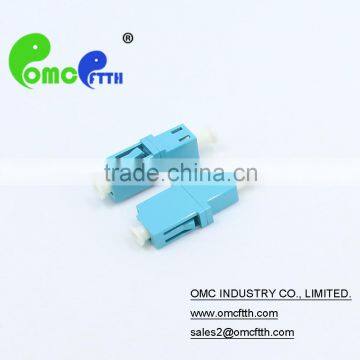 Chinese high quality fiber optic LC PC OM3 SX adapter from factory