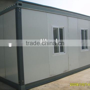 Low cost sandwich board steel structure container house