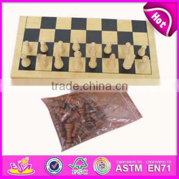 2015 New and popular wooden chess game toy for kids,Wooden Multifunction Chess Game Toy,wooden toy chess game box WJ277089