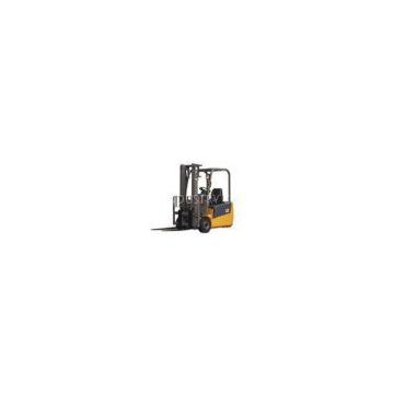 1.5T Yellow Battery Powered Electric Stacking Forklift For Heavy Duty / Warehouse
