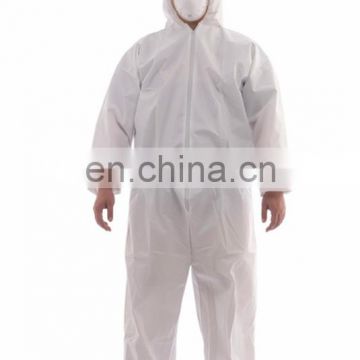 Disposable PP SMS SMMS microporous protective coverall with hood