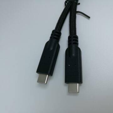 Usb 3.0 Wire Type C To Type C Black Cable Audio And Video Products