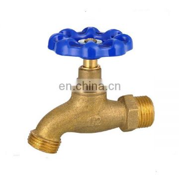 China factory water bibcock tap push brass hose cock