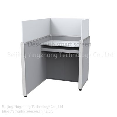 Study Carrel Lifting Screen Anti-noise Cubicle Test Center Desk Office Partition Language Lab Table Height Adjustable panels