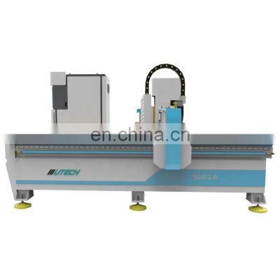 Hight Speed Vibration Knife Paper Cutting Machine For Cloth Cnc Router With Oscillating Knife