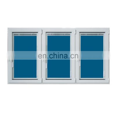 Sound insulation privacy built-in louver inside aluminum alloy tilt and turn window