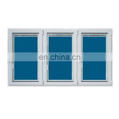 Sound insulation privacy built-in louver inside aluminum alloy tilt and turn window