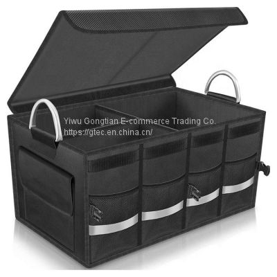 Factory Wholesale Universal Oxford Travel Organizer Folding Car Trunk Storage Box
