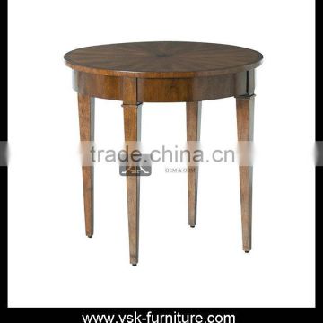 CT-048 Round Shape MDF Wood Coffee Side Table