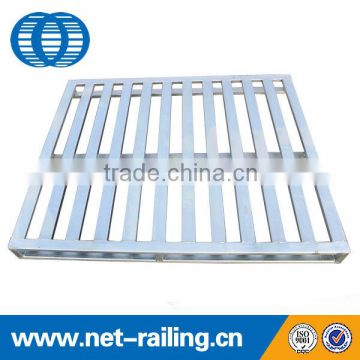 Heavy duty stackable galvanized sheet metal pallet for sale