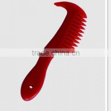 Plastic horse mane comb/equestriian